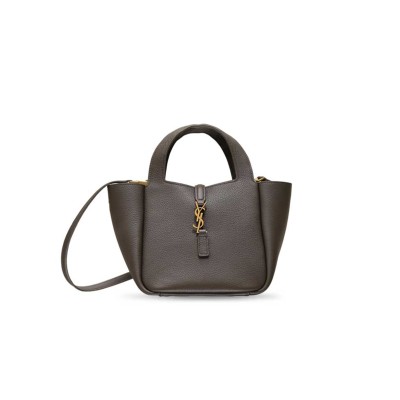 YSL LE 5 À 7 BABY BEA IN GRAINED LEATHER 872469 (18*15*13cm)